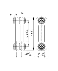 �������� �������� IRSAP TESI 3 ������������� (367�810�101) 18 ������, ���.�����. 3/4", 1022��, �����