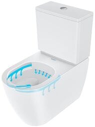 Унитаз-компакт Duravit Soleil by Starck 370х650мм, крепления 2011090000+0945000005
