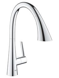 Смеситель Grohe Zedra 32294002 для кухни, выдвижной поворотный излив, хром