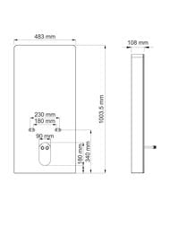 ���������� ������ ������� ����������� WasserKRAFT Naab 86 ��� ����, ����� 86BDT.050.WH