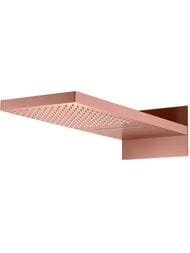 Верхний душ Boheme Fusion 230x550 настенный, с каскадом, медь брашированная 419-2-CB