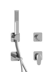 Смеситель для ванны/душа WasserKRAFT Weida A3151.268.270.271.087.103 встраиваемый, с лейкой, хром — миниатюра 2