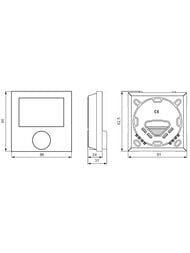 TECE Комнатный термостат RT- D Design 230 Standard 77410039
