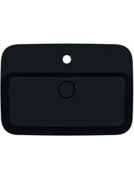Умывальник IPALYSS Ideal Standard (550х380х145) отвер под смеситель, перелив, черный глянец E2077V2 — изображение 3