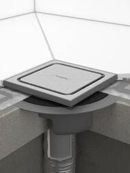 Hansgrohe RainDrain Spot Точечный слив с решеткой 15х15 см 56055800