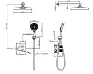 ������� �������� Vincea ����� (Domus) VSFW-5DM0BG ������������, 2 ������, ������������� ������