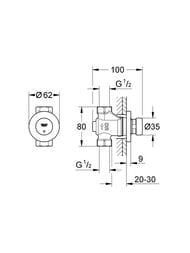 ������� Grohe EuroEco Cosmopolitan T 36268000 �������������� ���������