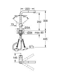 ��������� Grohe Minta 32168DC0 ��� �����, ��������� ���������� ����� 217��, ���� ����������