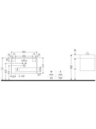 ����� ��� �������� Duravit White Tulip WT425108585 684�410�458 ���������, 1 ����. ��., ����� ������