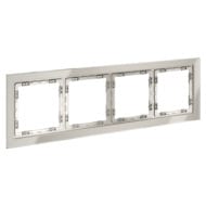 Рамка на 4 поста Voltum S70 VLS110403 (кашемир, стекло)
