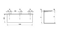 ���������� Laufen SPACE 4.1105.0.160.101.1 (1580�520�48) ��� ���������, ������� ����