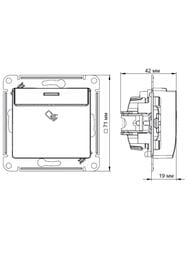 ����������� Systeme Electric GLOSSA ��������� ��.6 ��������� ����� GSL001469