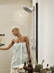 Душевая система Hansgrohe Pulsify 24240000 Showerpipe 260 2jet с термостатом, хром — изображение 3