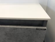 Тумба COMFORTY Осло-60 (800х530х455) подвесная, со столешницей, бетон светлый  00-00000838