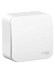 Выключатель Systeme Electric BLANCA 1-клавишный наруж. cх.1 изол.пл., 6А, 250В, белый BLNVA061011