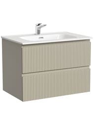 Тумба под раковину SANCOS Snob T (690х445х500) подвесная, два ящика, Beige Soft SNT70CE