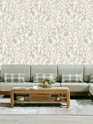 Обои виниловые на флизелине Grandeco Perfect Harmony PH 3205 (0,53х10,05) коричневый рул.)