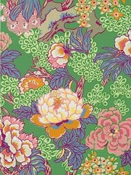 Обои бумажные Thibaut Dynasty Honshu (0,69х8,22) цветы T75491 (рулон)
