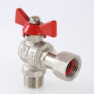 Кран шаровый 3/4"ВН VALTEC BASE угловой с накидной гайкой, VT.267.N.0505