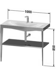 ������� � ������������ Duravit XViu 1000�480�850 ���������, ����� ����� ������/������� XV4716OB185