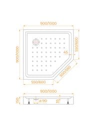 ������� ������ RGW LUX/TN-TR (900�900�150) ��� PA-86, ��������, �����, � �������, ����� 16180599-41