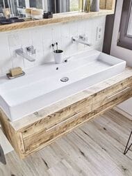 Смеситель Hansgrohe Metropol 74525000 для раковины встраиваемый, излив 165мм, рукоятка-петля, хром