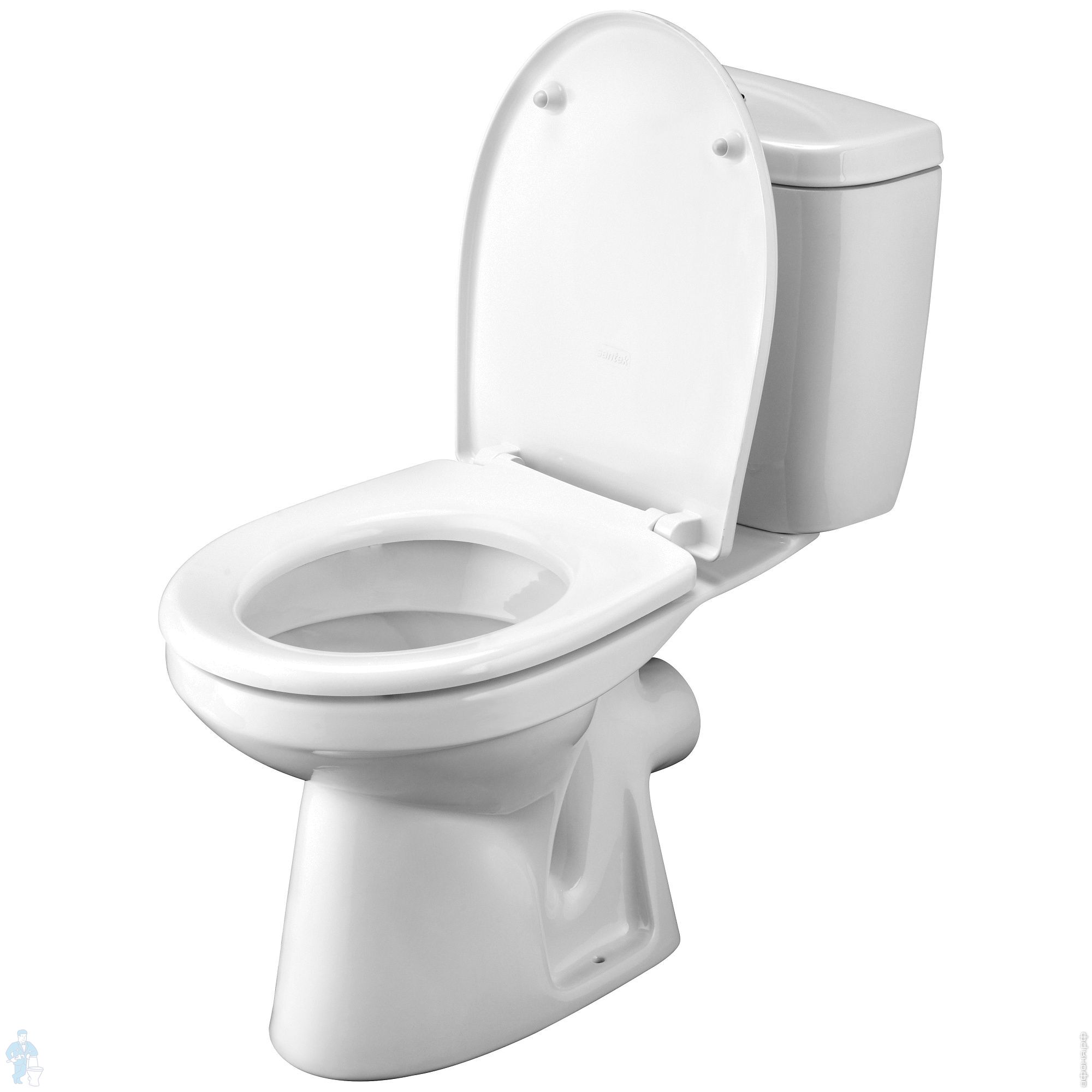 Унитаз-компакт САНТЕК Анимо (635х380х745) горизонтальный, двухрежимный ...