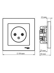 ������� Systeme Electric ATLASDESIGN ��� ���������� 16� � ����� ������� ATN000240