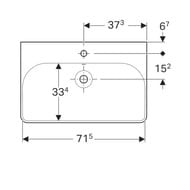 �������� Geberit Smyle Square (750�480�165) ���������, � ���. ��� ��������� � ��������� 500.249.01.1
