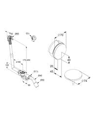 ������� ������ � �����-�������� KLUDI ROTEXA MULTI ������� ��������� ����� 71826N1-00