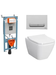 ��������: ����������� Vitra + ������� ���� + ������ Integra Square + ������� ��������� 9856B003-7206