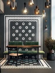 Мозаика KERAMA MARAZZI Агуста (297х298х7) белая, из 30 частей, 63000 (кв.м.)