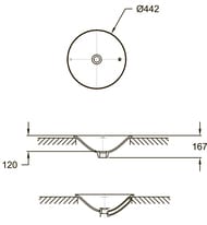 �������� Jacob Delafon Carillon E96118-0 450��, ������������ ������, ��� ��������, �����