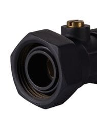 Узел нижнего подключения прямой раздельный ROYAL THERMO 3/4х3/4ЕК черный RANPP13434BL