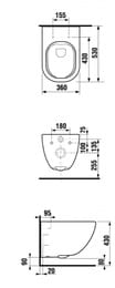 ������ ��������� Laufen BASAL Combipack 866E10 (360�530�430) ������������, ������� ���������