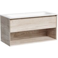 Тумба под раковину SANCOS Marmi 1.0 (995х445х520) подвесная, 1 ящик, дуб галифакс натур. MR1.0100EG