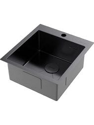Мойка Omoikiri AKISAME 46-GM (460х510х200) монтаж врезной/вровень, вороненая сталь 4973095