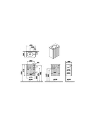 ����� � ��������� Vitra Root Groove 455�285�575 ���������, �����, 1 ��., ����� ������� 69191