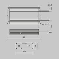 ���� ������� Maytoni Technical (��������) PSL008-480W-48V-IP67 48� 480�� PSL008, IP67, �������