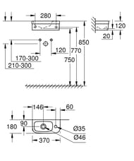 ���������� Grohe Euro Ceramic 39327000 ���������� (370�120�180)