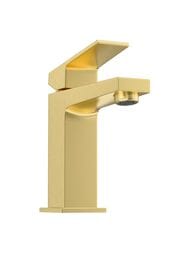 Смеситель для раковины VitrA Minimax Square A4372025EXP однорычажный брашированное золото латунь