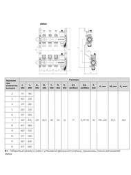 Коллекторная группа VALTEC 10 выходов, 1"х3/4" с расходомерами, нержавеющая сталь VTc.579.EMNX.0610