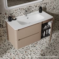 Тумба под умывальник IDDIS Edifice 1000х462х500 подвесная, 2 ящ., 1 дверь, капучино EDI10C0i95
