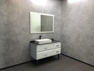 Зеркало COMFORTY Империя-120 (1180х800х25) белый глянец 00004143506