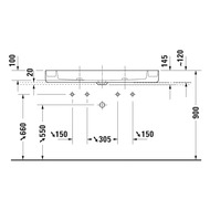 ���������� ��������� Duravit Bento Starck Box 1145�460�120 2 ���. ��� ���������, ����� 2660113272