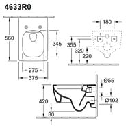 ������� ��� ������� Villeroy & Boch Memento 2.0 8M24S101 � �����������, �������������, �����