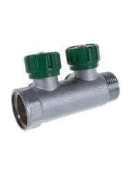 Коллектор регулируемый FAR 1"ВН на 2 отвода 1/2"EU, с вставкой под плоское уплотнение, FK 3821 112UN — изображение 4