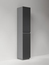 Шкаф-пенал SANCOS Folk Floor PFL35FGS 350х350х1880 напольный, 2 дверцы, цвет: Grey soft
