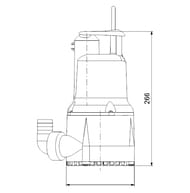 Насос дренажный GRUNDFOS KPC 24/7 270, 0,35кВт, без поплавка, 98851058