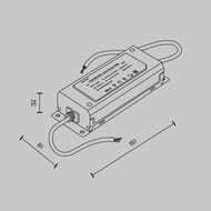 ���� ������� Maytoni Parity (������) TRA130DR-100W 48�, 100��, �����, IP65
